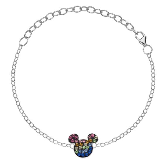 Bracciale Disney Bambino Mickey Mouse in Argento Cristallo BS00025SRML-55.CS - BS00025SRML-55.CS